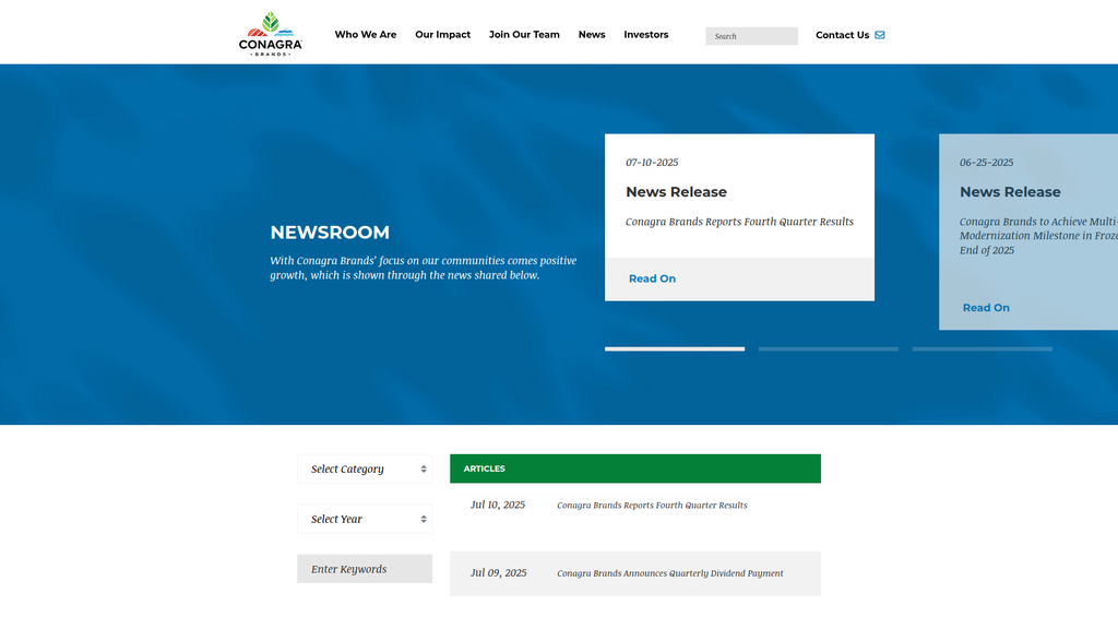 Website screenshot