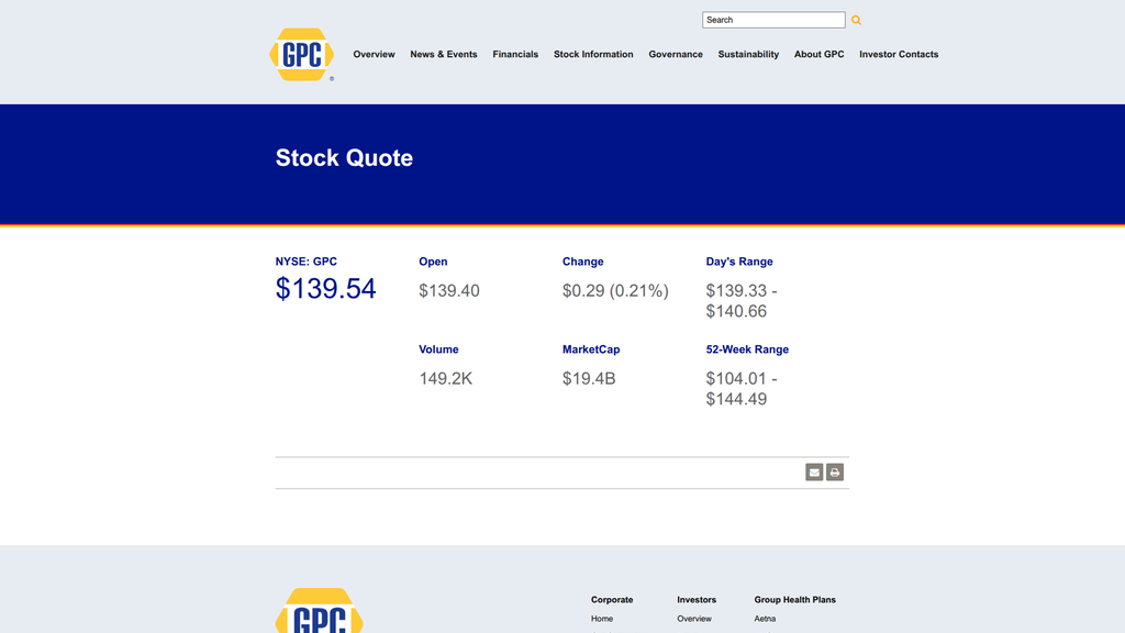 Website screenshot